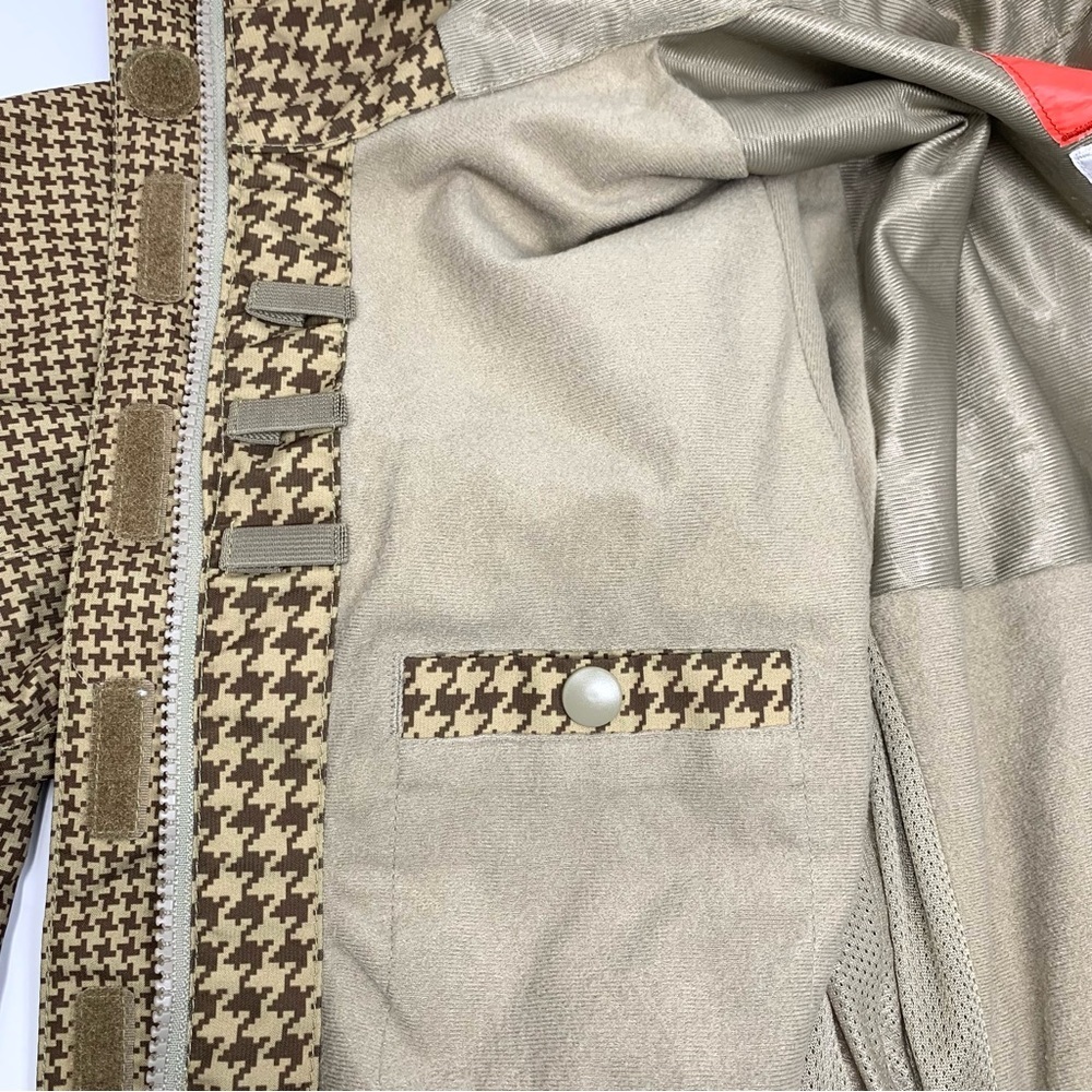 Foursquare Snowboard Outerwear Houndstooth winter Jacket Women’s size Medium - Picture 7 of 16